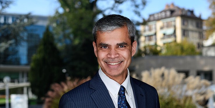 Foto de Amit Joshi, professor do IMD